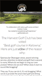 Mobile Screenshot of harvestgolf.com